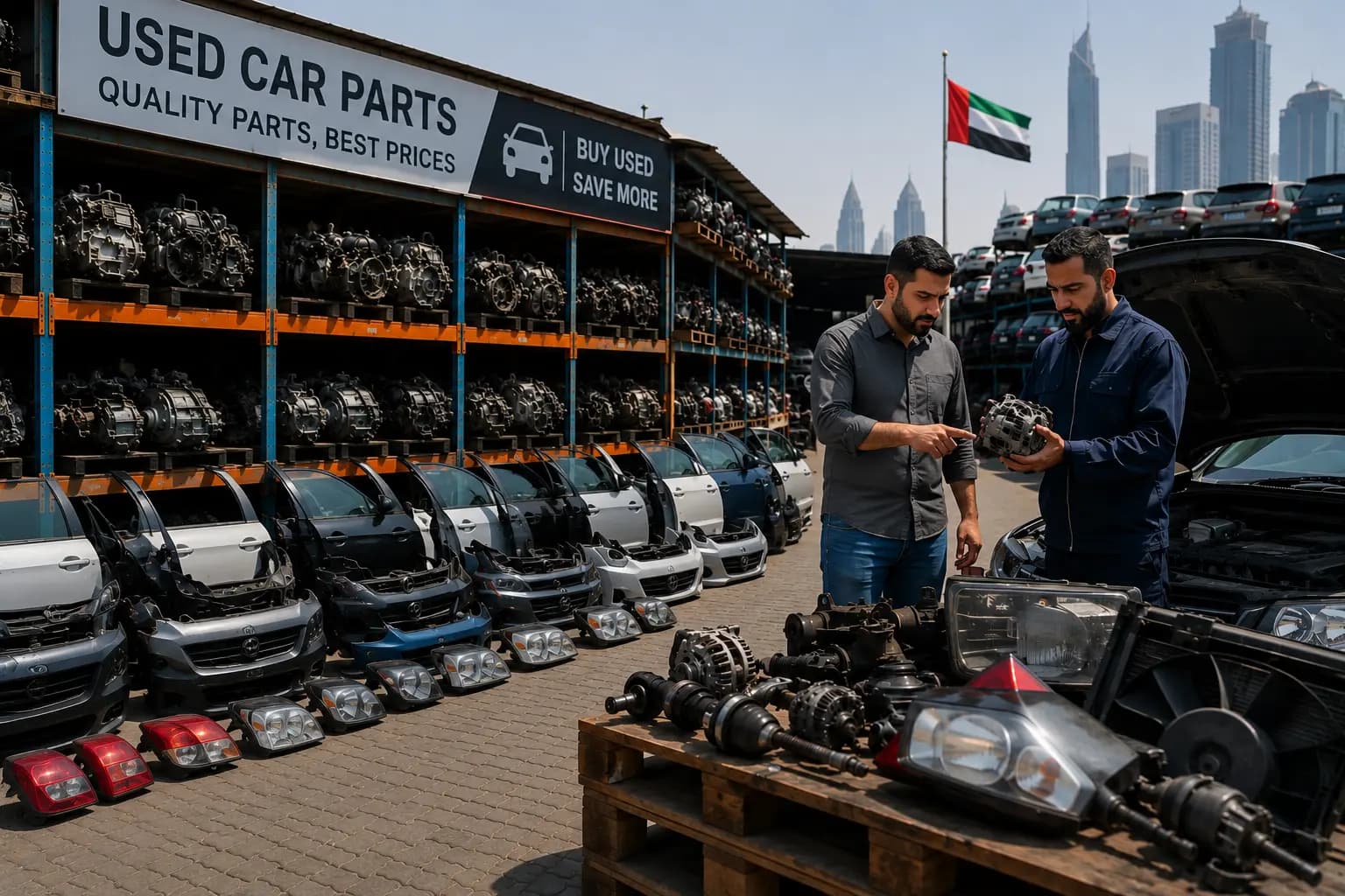 Buying Used Car Parts in UAE: A Complete Guide to Finding Quality Scrap Yard Parts