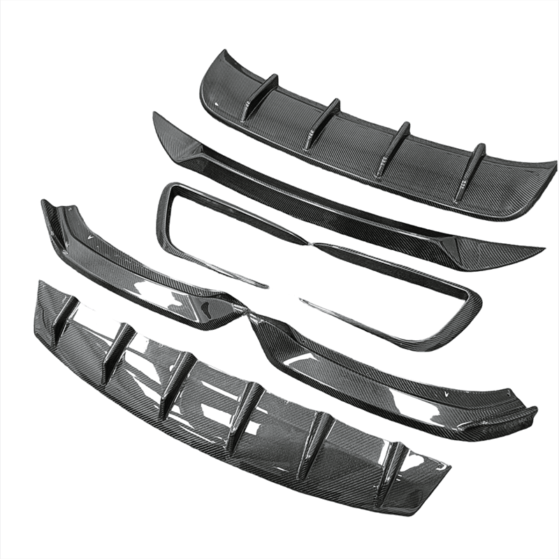 Later Style Carbon Fiber Fibre Front Rear Diffuser Lip Side Front Wing Fit for Maserati Levante (Demo)