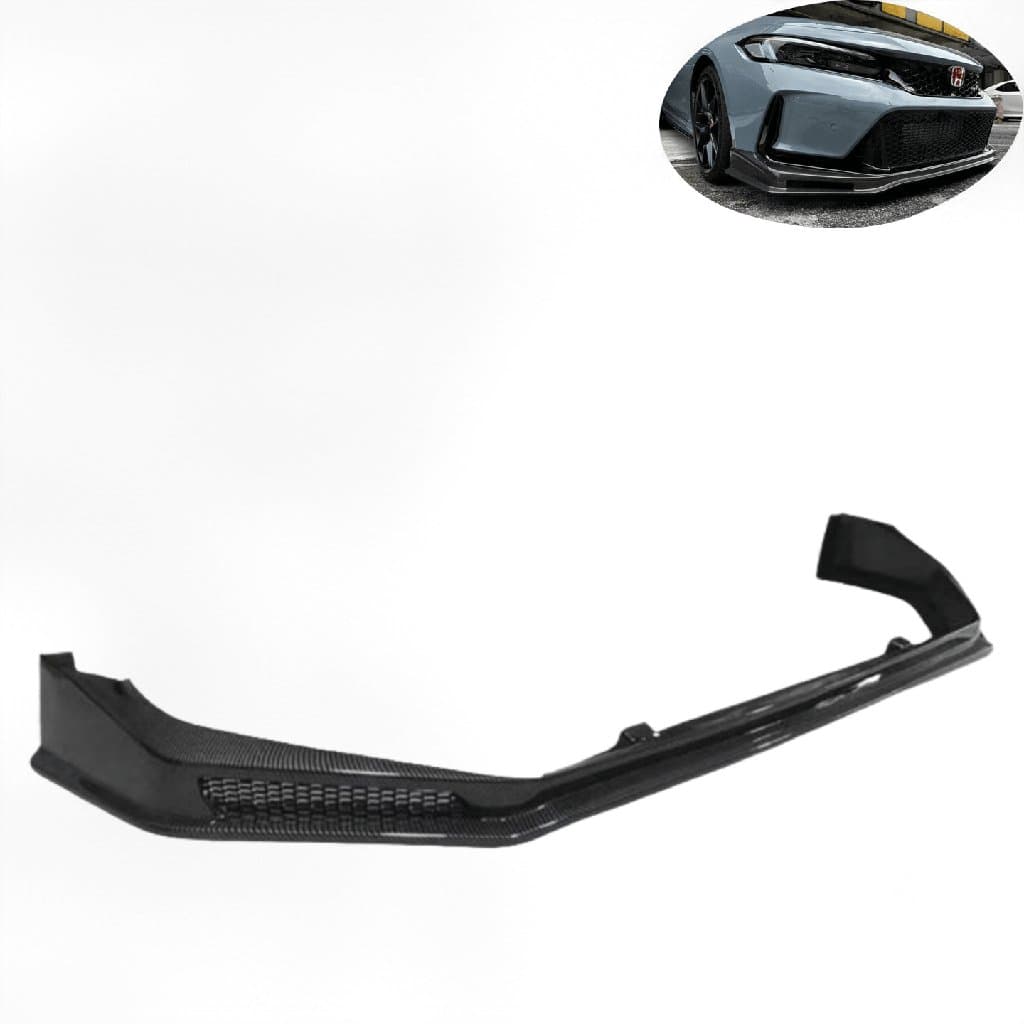 2022+ Model R FL5 Front Lip Carbon Fiber Front Bumper Lip Diffuser SPOON Style for Honda Civic Type R Model Customized (Demo)