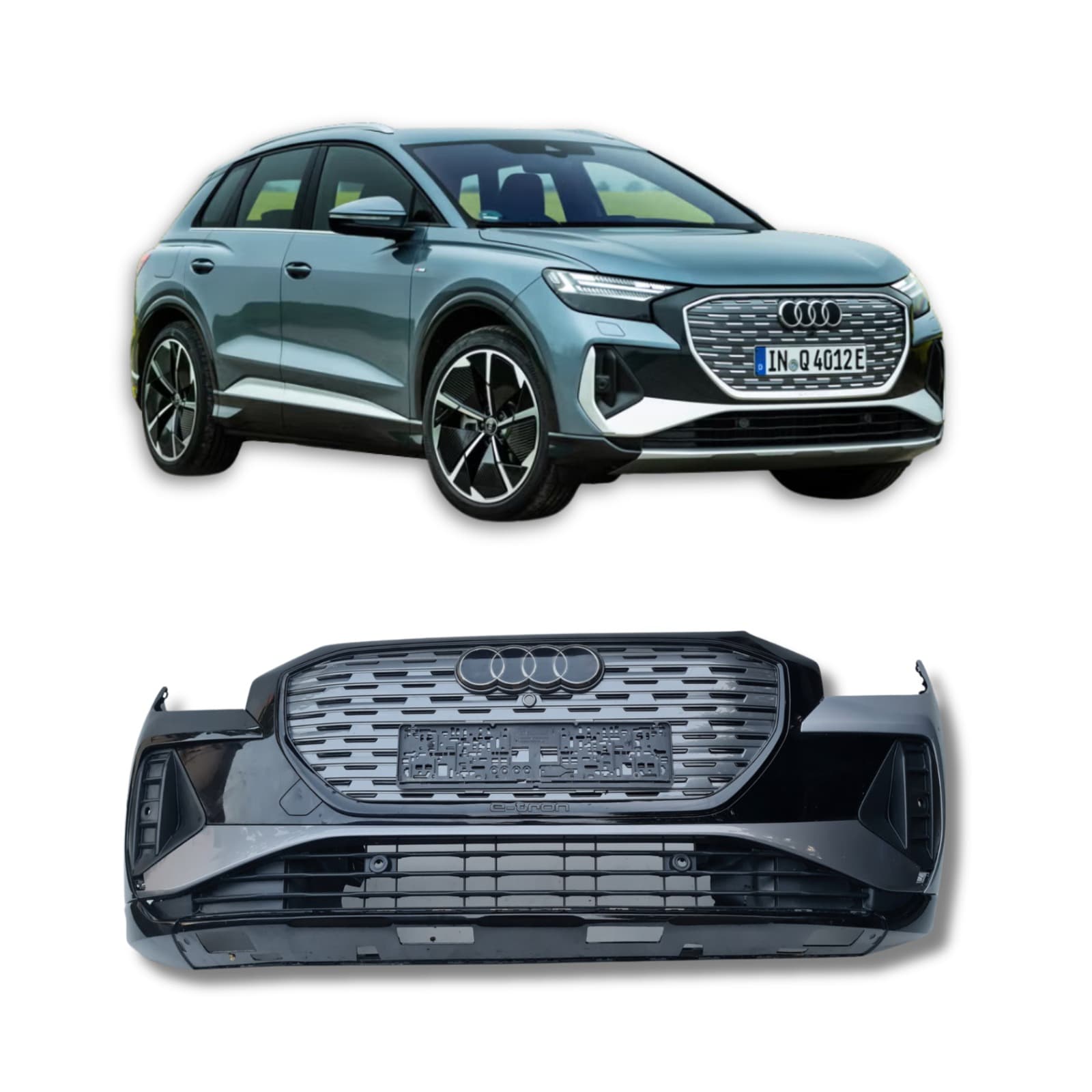 Audi Q4 e-tron 2026 Front Bumper Cover (OEM)