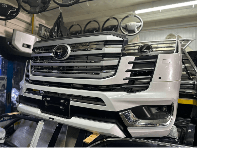 Toyota Land Cruiser LC300 Front Bumper White