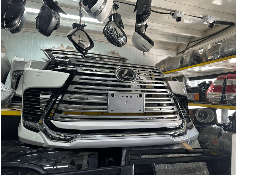 Lexus LX570 Front Bumper White