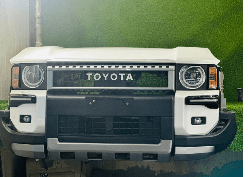 Toyota Land Cruiser Prado 2024 Front Bumper White