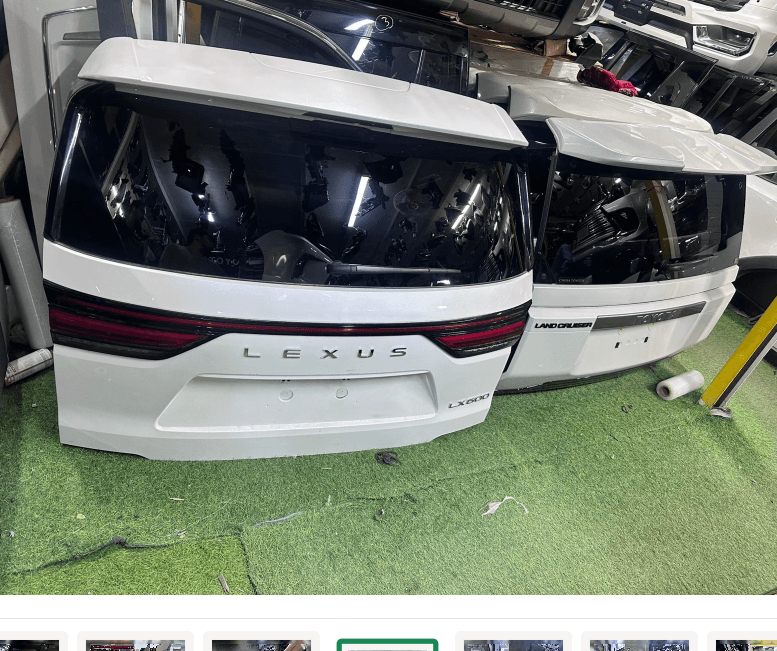 Lexus LX600 Rear Tailgate White