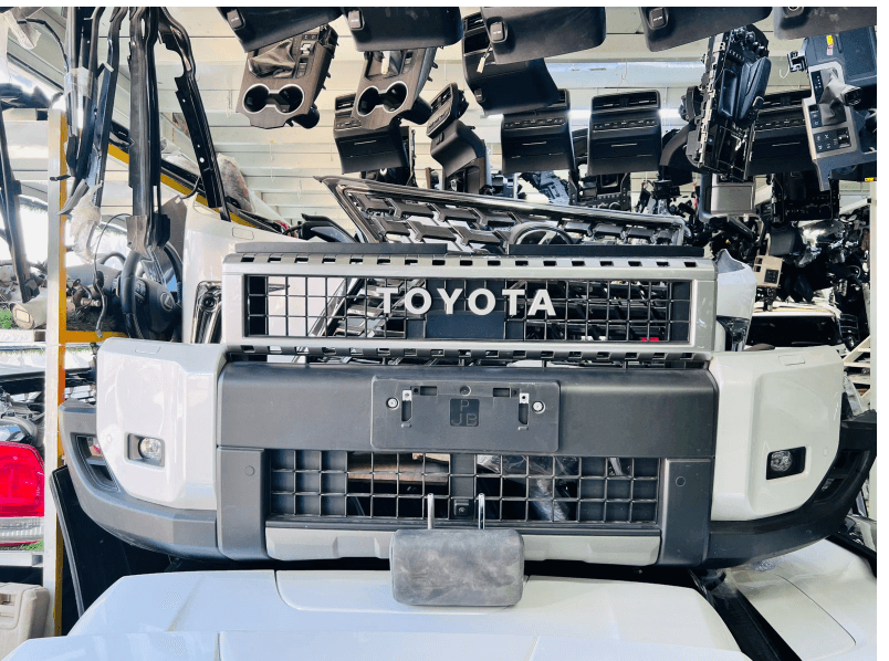 Toyota Land Cruiser Prado 2024 Front Bumper White